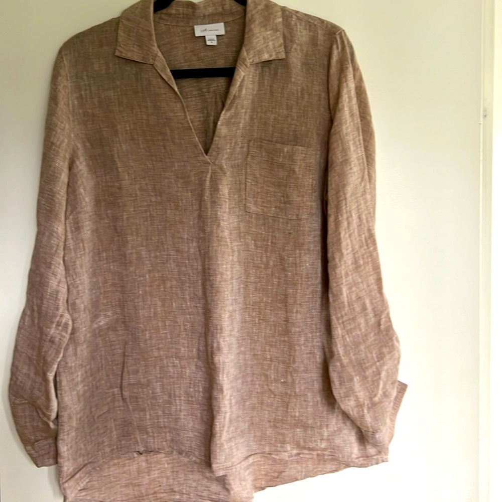 J.Jill linen blouse size M